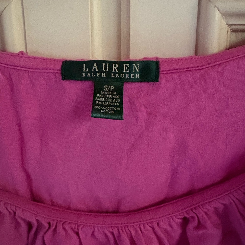 Guess Pink Ruffle Women's Top - Picture 3 of 3